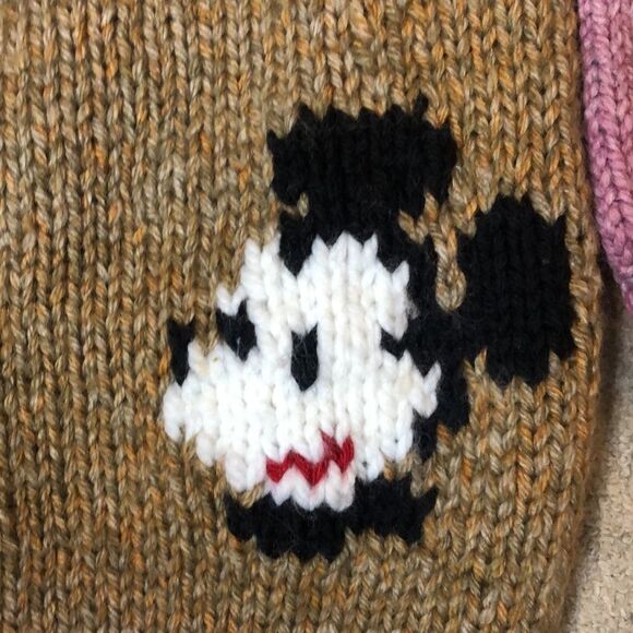 Vintage 1980’s Custom-made zip up knit sweater | One of a Kind Statement Piece - Picture 6 of 12